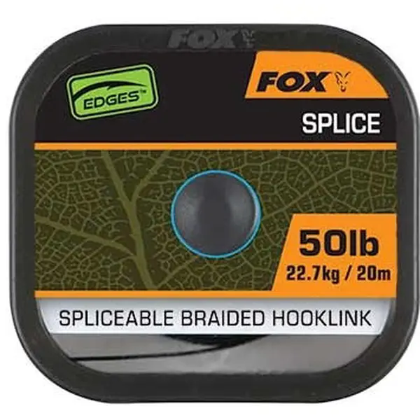 Fox návazcová šňůrka edge naturals splice hooklenght 50 lb 20 m