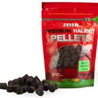 Zfish chytací pelety premium halibut pellets black halibut 200 g - 14 mm