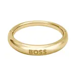 Hugo Boss Minimalistický pozlacený prsten pro ženy 1580620 55 mm