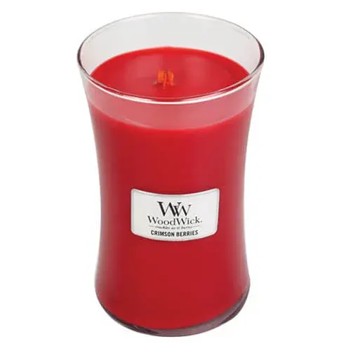 WoodWick Vonná svíčka váza Crimson Berries 609 g