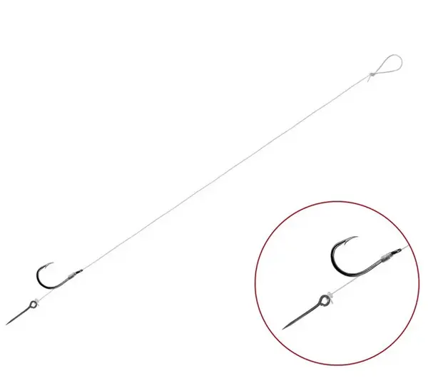 Delphin feederový návazec flr sting 6 ks - 8 cm 8 0,22 mm