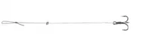 Uni cat návazec treble hook rig 100 cm-velikost háčku 6/0 nosnost 105 kg