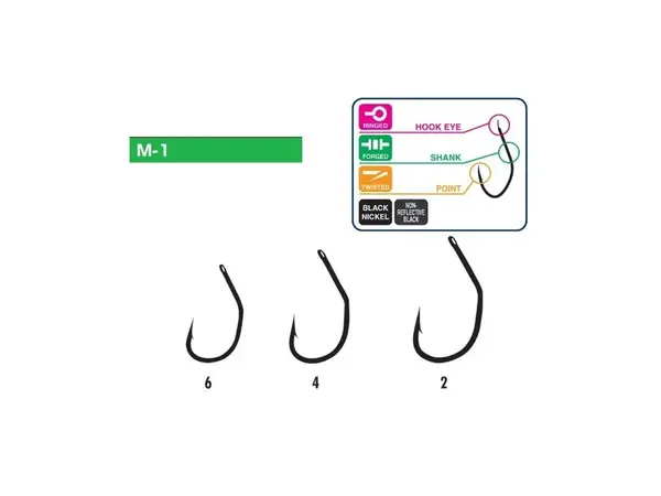 Hayabusa háčky hooks model m1-velikost 6