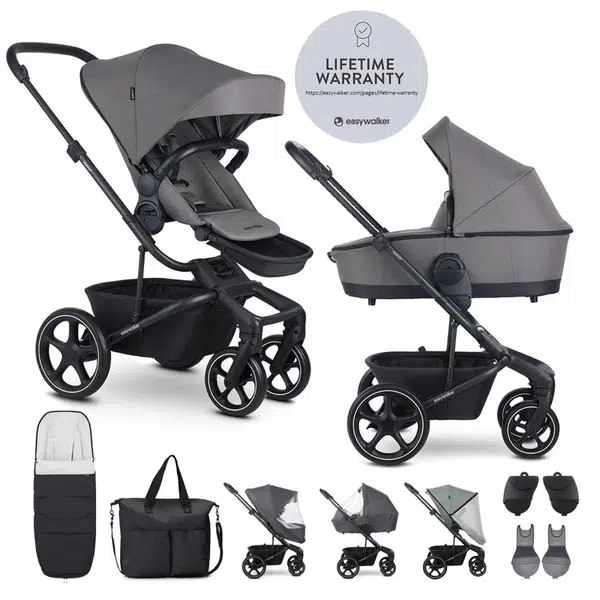 EASYWALKER Kočárek kombinovaný Harvey⁵ Pebble Grey XXL RWS