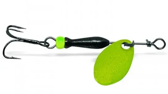 Jigovkycz třpytka classic fluo yellow (black/chartreuse body) - 000