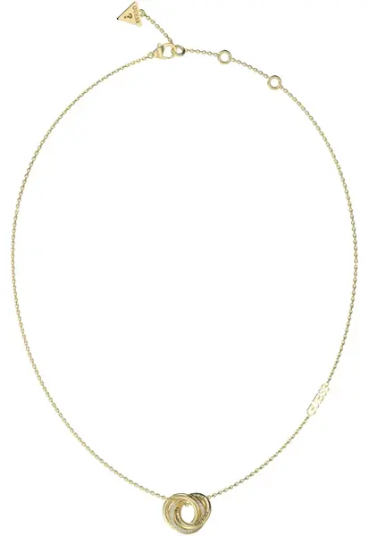 Guess Stylový pozlacený náhrdelník Perfect JUBN04062JWYGT/U