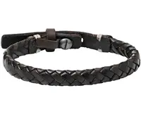 Fossil Pánský vintage náramek z kůže JA5932716