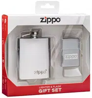 Zippo sada - placatka a zippo benzínový zapalovač