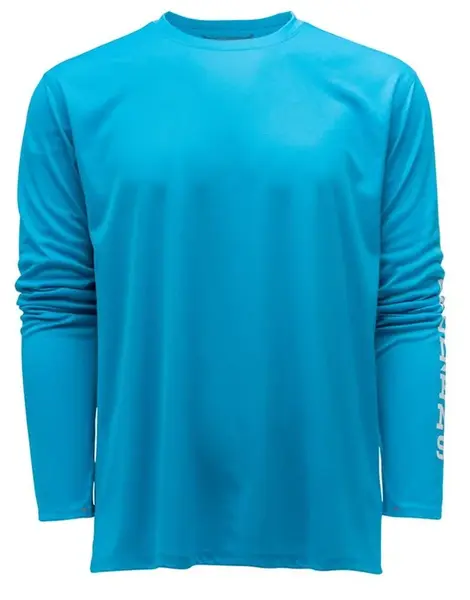 Grundéns funkční uv triko tough sun crew azure - l