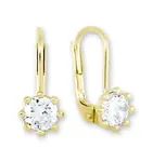 Soliter Zlaté náušnice s krystaly 236 001 00771
