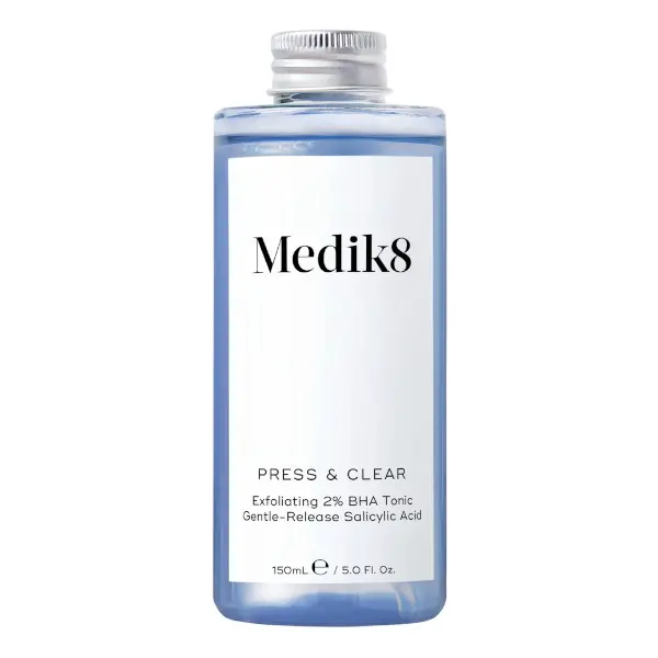 Medik8 Jemné exfoliační tonikum Press & Clear - náhradní náplň (Exfoliating 2% BHA Tonic Refill) 150 ml