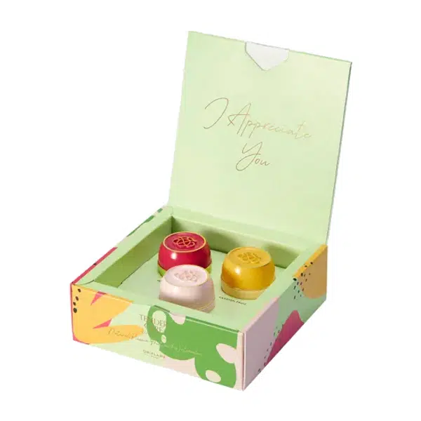 Oriflame Sada zázračných kelímků s mučenkou, melounový a originální 3 x 10,5 ml