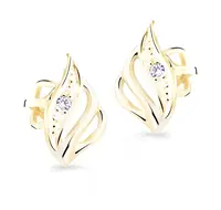 Cutie Diamonds Luxusní zlaté náušnice s brilianty DZ8024-L-30-00-X-L1