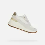 Cream women's sneakers Geox Spherica EC13 - Women's