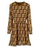 Pri Subtle dress with a geometric pattern