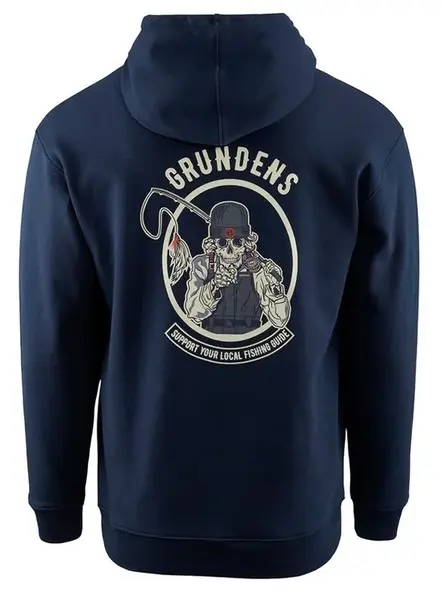 Grundéns mikina displacement dwr hoodie sl guides dark navy - m
