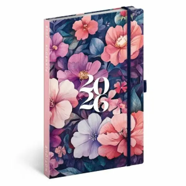 Planbook diář/notes Kytice 2026