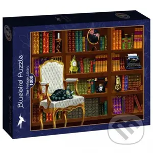 Puzzle Vintage knižnica - puzzle z kategorie 500 - 1000 dílků
