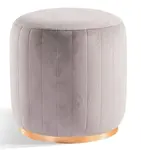 Puf viviana - svetlo sivá