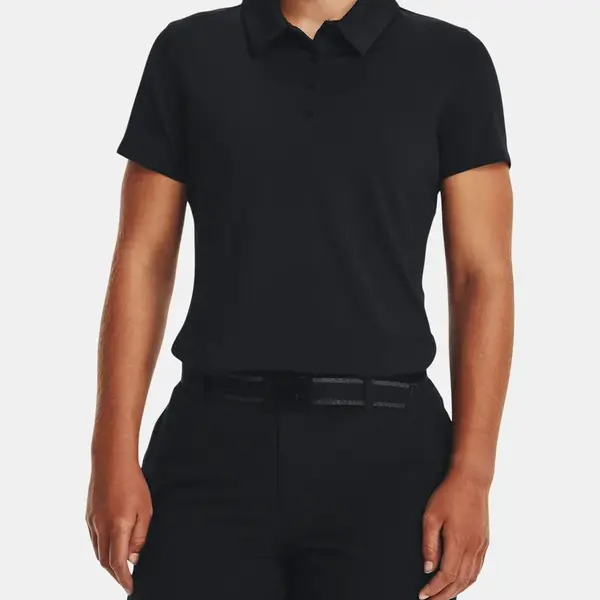 Under Armour Tričko UA Playoff SS Polo -BLK - Dámské
