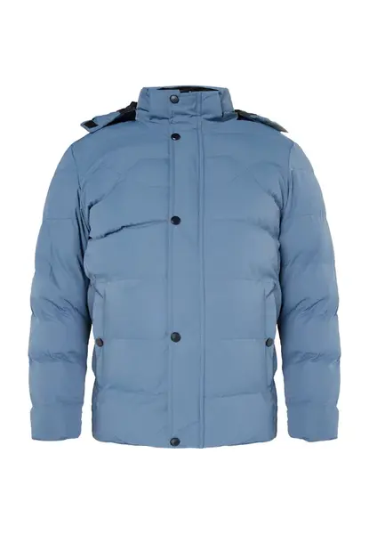 MO Zimná bunda  tyrkysová / modrá denim