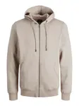 JACK & JONES Tepláková bunda 'JJEBradley'  béžová