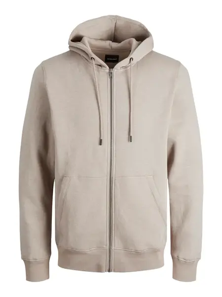 JACK & JONES Tepláková bunda 'JJEBradley'  béžová