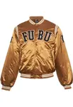 FUBU Prechodná bunda  okrová / čierna / biela