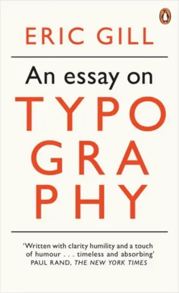 An Essay on Typography - Eric Gill
