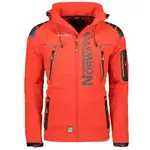 GEOGRAPHICAL NORWAY TECHNO HOODIE Pánska softshellová bunda, červená, veľkosť