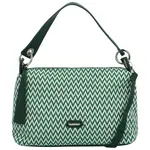 Trendy dámská textilní kabelka na rameno Radima, zelená