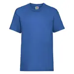Blue Fruit of the Loom Cotton T-shirt