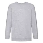 Szara bluza dziecięca Set-In Sweat Fruit of the Loom