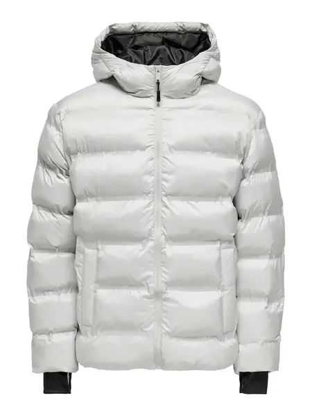 Only & Sons Prechodná bunda 'UNION'  svetlosivá