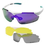 YEAZ Športové slnečné okuliare 'Sunup'  žltá / fialová / čierna / biela