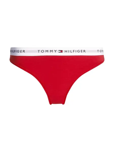 Tommy Hilfiger Underwear Tangá  námornícka modrá / krvavo červená / biela
