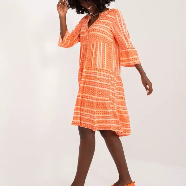 Dress-D73771M30214L-orange