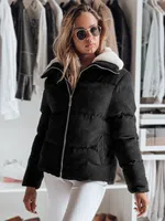Kurtka damska zimowa TRENDYGLAM czarna Dstreet