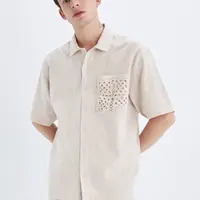DEFACTO Relax Fit Polo Collar Cotton Short Sleeve Shirt