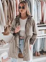 Kurtka damska parka przejściowa PANTER beżowa Dstreet