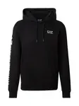 EA7 Emporio Armani Mikina  čierna / biela