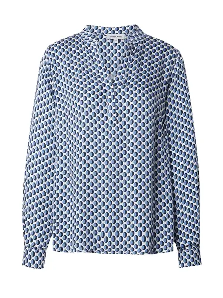 MORE & MORE Blúzka  svetlomodrá / čierna / biela