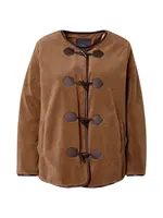 ONLY Carmakoma Prechodná bunda 'CARMALI'  hnedá / svetlohnedá