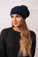 marka niezdefiniowana Milano fleecová čepice K203 navy blue