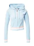 Juicy Couture Mikina  svetlomodrá / ružová / biela