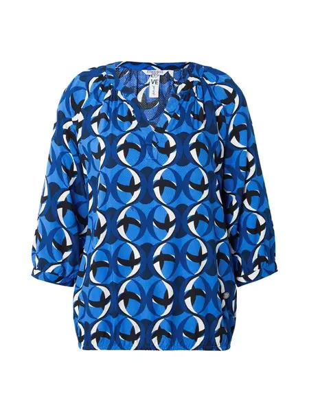 ZABAIONE Blúzka 'Co44rnelia'  námornícka modrá / azúrová / čierna / biela