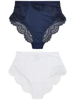 Next Nohavičky  námornícka modrá / biela