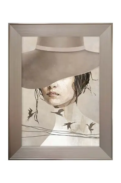 Nástenná dekorácia v ráme 62 x 82 cm