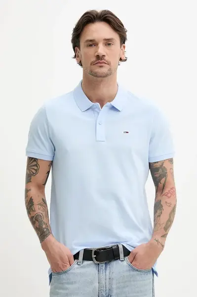 Bavlnené polo tričko Tommy Jeans