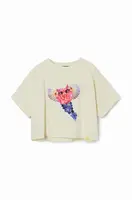 Detské bavlnené tričko Desigual